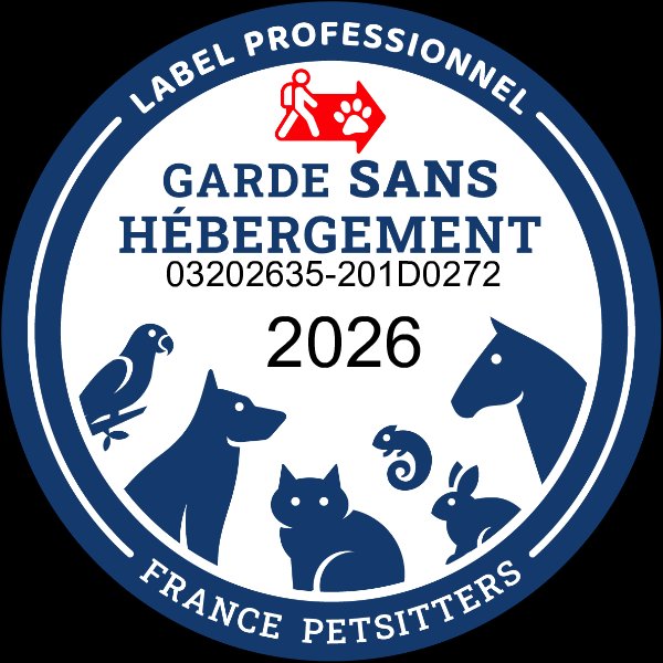 Label Professionnel France Petsitters – Garde sans hébergement 2026